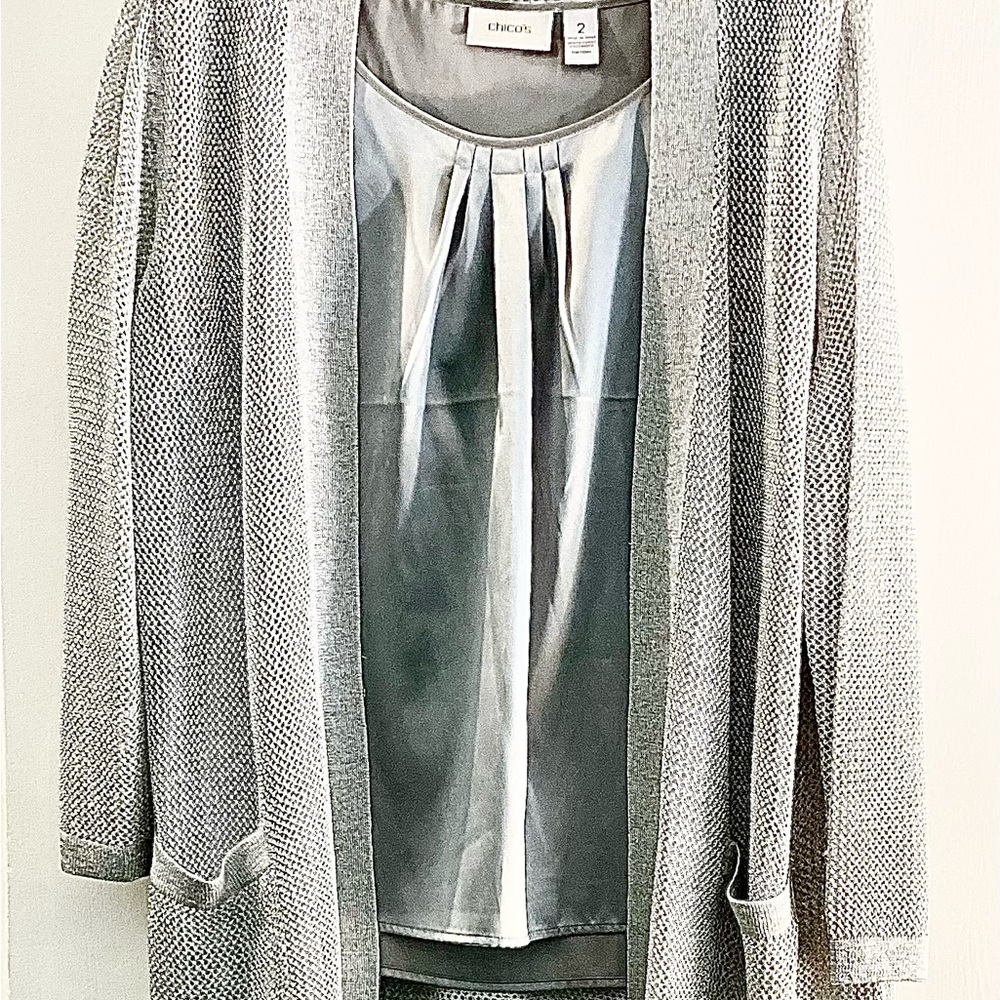 Silver Sparkle Sweater Set - Picture 6 of 6